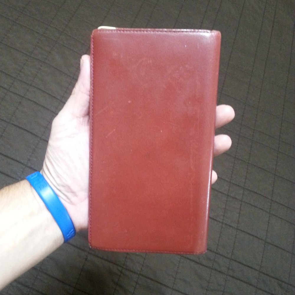 Vintage Cartier Long Wallet / Check holder Bifold Unisex - Picture 2 of 9